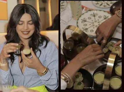 प्रियंका चोपड़ा पहली बार पहुंची अपने रेस्टोरेंट ‘सोना’, गोल्लगप्पे का मजा लेती आई नजर