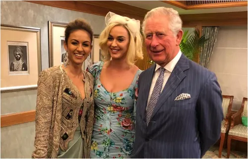 वेल्स के राजकुमार प्रिंस चार्ल्स अपने दो दिवसीय भारत दौरे पर केटी पेरी से मिलकर खुश हुए