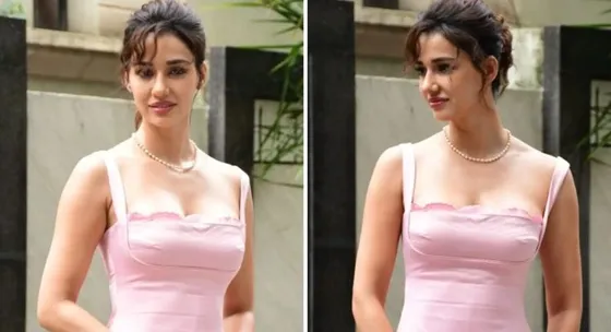 Hot Disha Patani spotted outside T Series Office