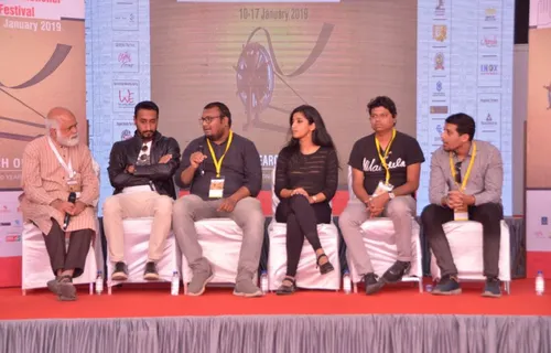 17 वें पुणे इंटरनेशनल फिल्म फेस्टिवल में फिल्म 'बोधी' के लिए प्रेस कॉन्फ्रेंस आयोजित की गयी