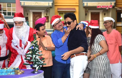 तारक मेहता का उल्टा चश्मा टीम के निर्माता असित कुमार मोदी के साथ मनाया क्रिसमस का जश्न