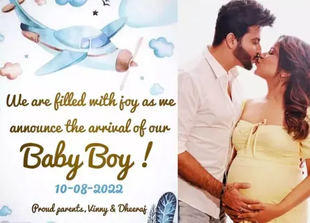 धीरज धूपर ने पत्नी विन्नी अरोड़ा के साथ किया बेबी बॉय का वेलकम