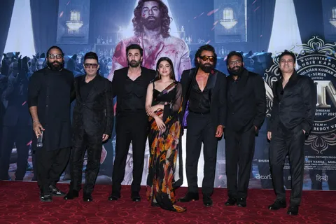 Ranbir Kapoor, Rashmika Mandanna, Bobby Deol, Bhushan Kumar, Sandeep Reddy Vanga की मौजूदगी में दिल्ली में हुआ Animal का जबरदस्त Trailer Launch