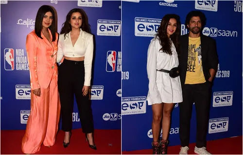 प्रियंका-परिणीति, फरहान-शिबानी समेत कई स्टार्स ने की NBA इंडिया गेम्स 2019 में की शिरकत