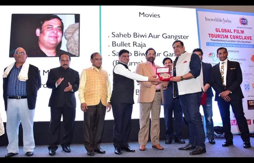 निर्माता राहुल मित्रा को ग्लोबल फिल्म टूरिज्म कॉन्क्लेव में सम्मानित किया गया
