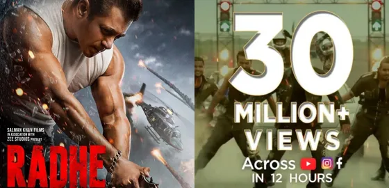 12 घंटे में 30 Million व्यूज के पार पहुंचा सलमान खान की फिल्म Radhe का ट्रेलर