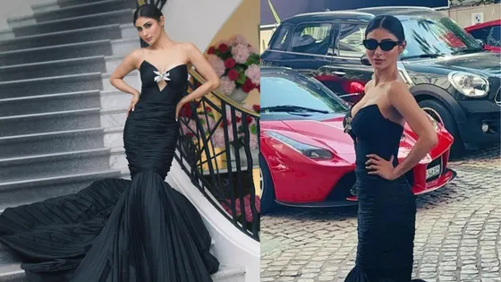 Mouni Roy ने ऑल ब्लैक ड्रेस में कान्स फिल्म फेस्टिवल  में बिखेरा जलवा, देखें  तस्वीरें 