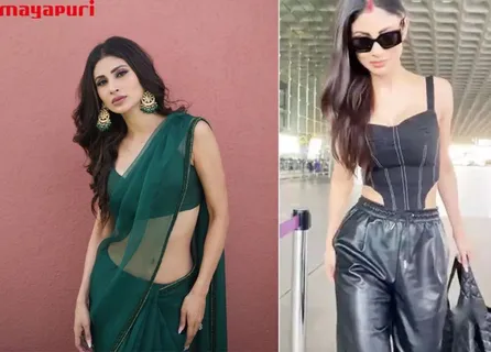 Mouni Roy Gets Ready For Brahmastra: मौनी रॉय  ने  'ब्रह्मास्त्र' के  प्रमोशन के लिए साड़ी में पोस्ट की कुछ सिजलिंग तस्वीरें!