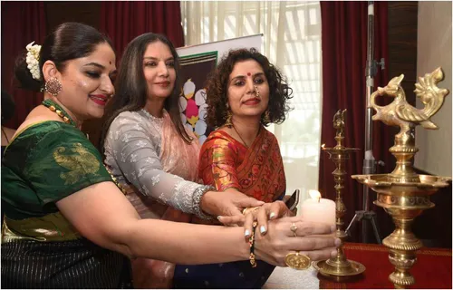 'मस्सकली' संस्था ने मुंबई में आयोजित की हैंडलूम प्रदर्शनी, शबाना आज़मी, भाग्यश्री और शर्मिला ठाकरे ने दिया साथ