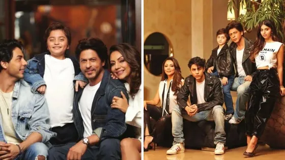 Shah Rukh Khan Family Photos: खान परिवार की फैमिली फोटो में दिखा शानदार स्वैग