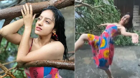 तूफान के बीच Deepika Singh ने कराया फोटोशूट, वायरल हुई तस्वीरें