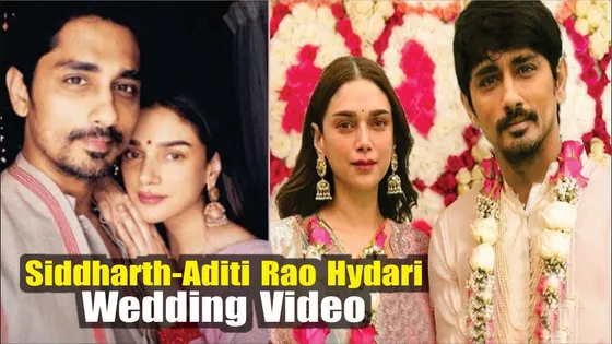Siddharth and Aditi Rao Hydari get married in Wanaparthy temple | Siddharth-Aditi Rao Wedding Video