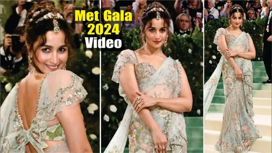 Alia Bhatt’s Sari Took 1,905 Hours to Make | Met Gala 2024 | Alia Bhatt  Stunning Met Gala 2024 look