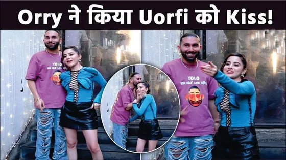 Breaking News: Orry ने किया Urfi को Kiss | Urfi Javed Latest Video | Orry Spotted Today