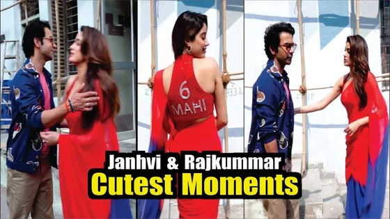 Janhvi Kapoor and Rajkummar Rao Cutest Moments Promoting Mr and Mrs Mahi Movie | Mr And Mrs Mahi