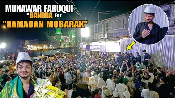 Munawar Faruqui Spotted At Bhamla Foundation’s Ramadan Mumbarak | Paras Kalnawat Hugs Munawar