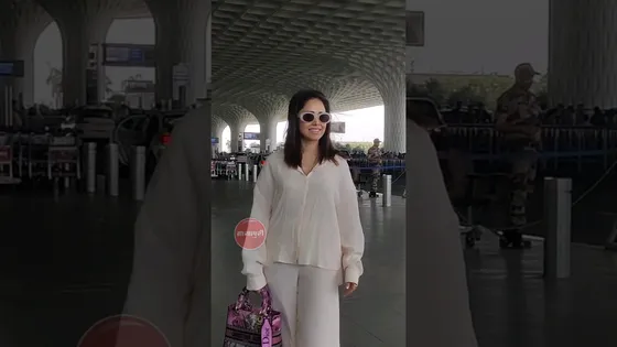 Bollywood Actress Nushrratt Bharuchha Spotted At The Airport Today #nushrattbharuccha