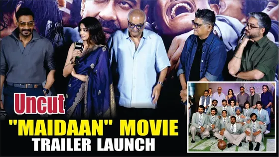 Maidaan Movie Trailer Launch | Ajay Devgan, Amit Sharma, Boney Kapoor, Priyamani, Gajraj Rao