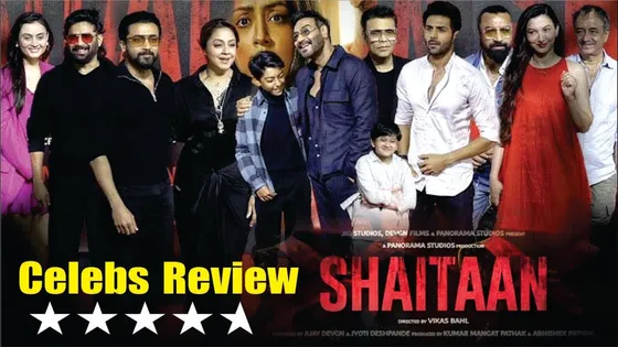 Ajay Devgn, Kartik Aaryan, Suriya, Jyothika & Other Celebrities Arrive at Shaitaan Special Screening