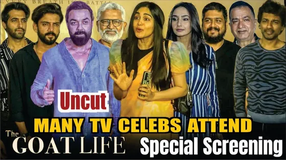 Celebs Attending Screening Of "The Goat Life" | Booby Deol, Adah Sharma, Zaheer Iqbal Spotted