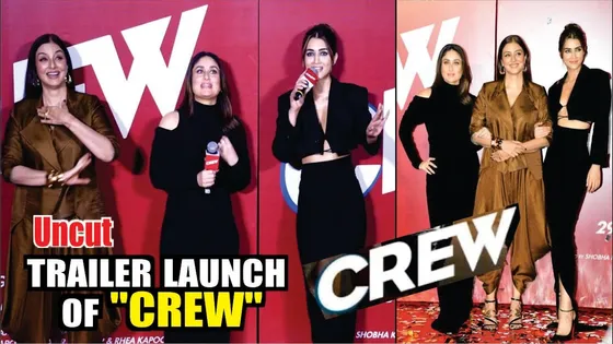 Crew Trailer Launch Event | Diljit Dosanjh | Kriti Sanon | Tabu |  Kareena Kapoor | Crew Trailer