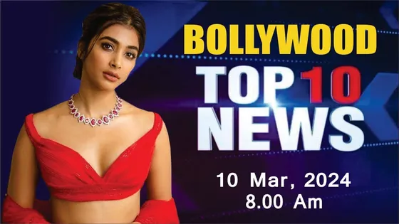 Top 10 Bollywood News | 10th Mar 2024 | Pooja Hegde | Priyanka Chopra | Sara Ali Khan | SRK | 8 AM