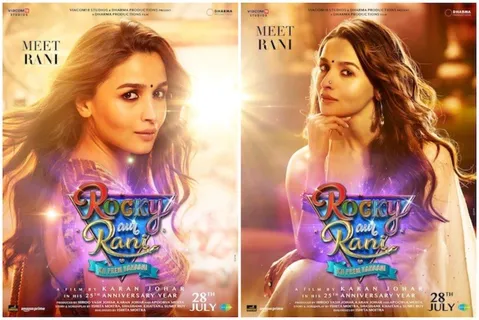 Unveiling Alia Bhatt's stunning transformation as Rani in 'RARKPK'