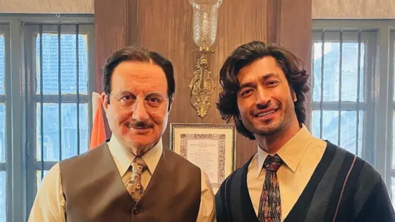 Vidyut Jammwal and Anupam Kher Toast to the Triumph of IB71