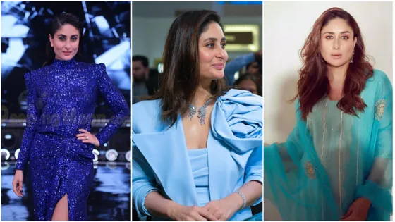 Kareena Kapoor Sparkles in Blue at Doha Event: Exclusive Snaps!