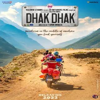 Taapsee Pannu the unveiling of her latest poster Dhak Dhak