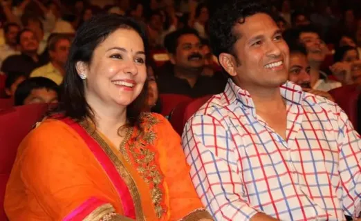 Sachin Tendulkar and Priya Tendulkar Attend Ghoomer Screening