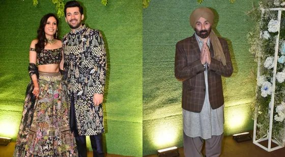 Magical Entry of Karan Deol & Drisha Acharya at their Sangeet ceremony