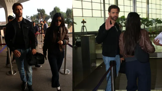 Saba Azad and Hrithik Roshan, a famous Bollywood couple, spotted holding hands.