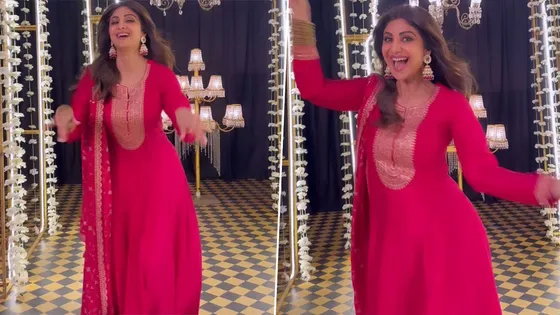 Shilpa Shetty Kundra Grooves to 'What Jhumka' Song From RRKPK in Ethnic Wear, Video Goes Viral