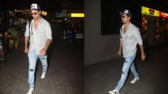 Vicky Kaushal Spotted At Airport