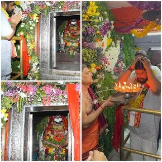 Director Om Raut visit Karmanghat Hanuman Temple to seek blessings for Adipurush
