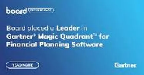 Board placed as a Leader in 2022 Gartner® Magic Quadrant™ for Financial Planning Software