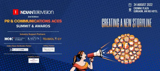 The 2nd Edition of Indiantelevision PR & Communication Aces Summit & Awards to Be Held on 24 August