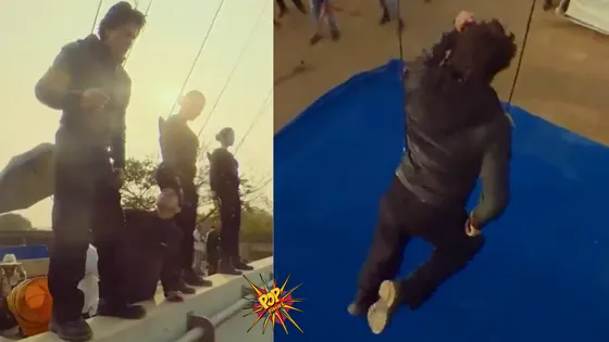 Watch BTS Viral Video Of Shah Rukh Khan’s Stunt For ‘Jawan’, Fans Lauds The Superstar