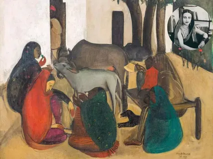 Amrita Sher-Gil's 'The Story Teller' Is Now The most Expensive Indian Painting!