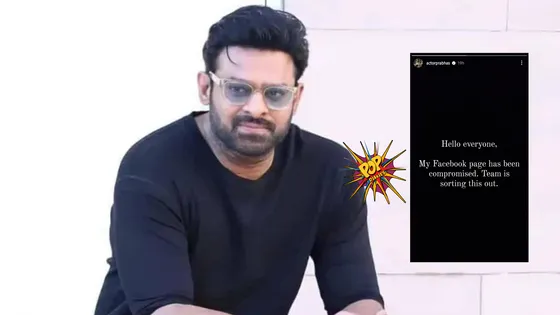Prabhas Issues Statement, Following His Hacked Facebook Account