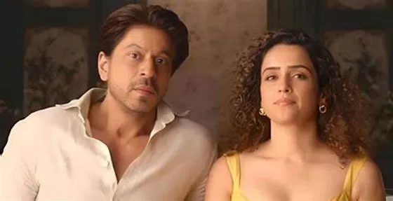 Sanya Malhotra treats fans with a BTS video from an ad shoot with Shah Rukh Khan