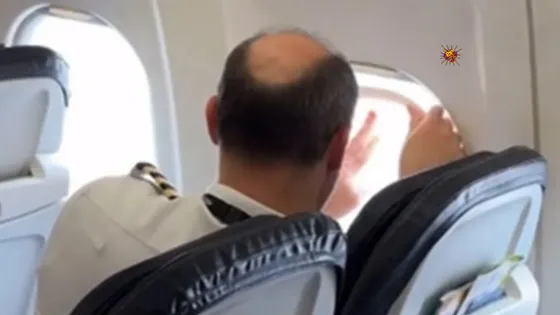 Viral Video Shows United Airlines Pilot Repairing Plane's Window Before Takeoff