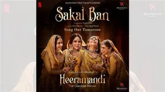 On Women's Day, Sanjay Leela Bhansali welcomes spring with the first song 'Sakal Ban' from Heeramandi under his music label 'Bhansali Music'! Releasing Tomorrow!