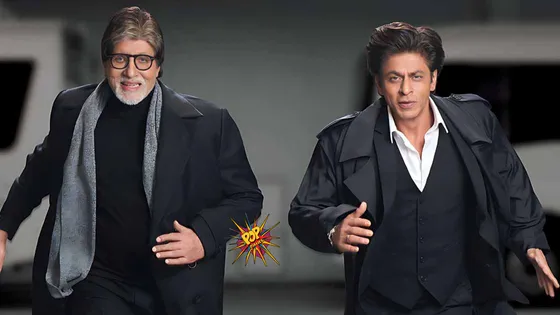 Amitabh Bachchan and Shahrukh Khan are running towards something? Or running away from it?