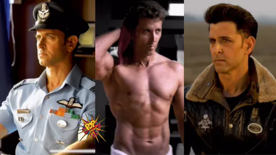 Team Fighter Unveils Hrithik Roshan's Impressive Transformation into Squadron Leader Shamsher Pathania as a Birthday Bonanza!