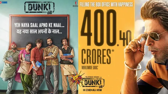 Dunki continues to win hearts, Crossess 400 Cr. worldwide!
