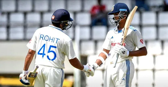 1st Test, Day 2: Yashasvi Jaiswal & Rohit Sharma Smashes Hundreds; India Dominates WI