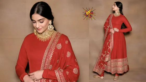 Sonam Kapoor Looks Breathtaking In A Sabyasachi Ensemble