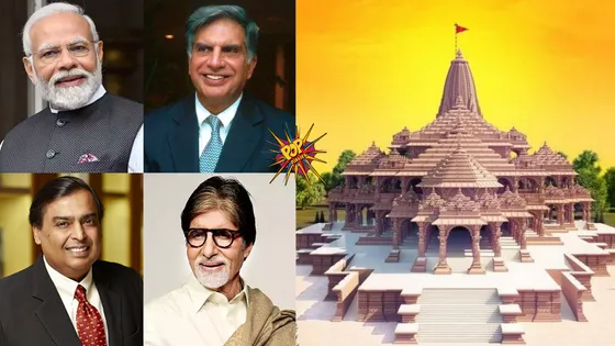 Historic Ram Mandir Inauguration, Includes 8000+ Prominent Guests – From Ratan Tata, Mukesh Ambani, Amitabh Bachchan To Sachin Tendulkar!
